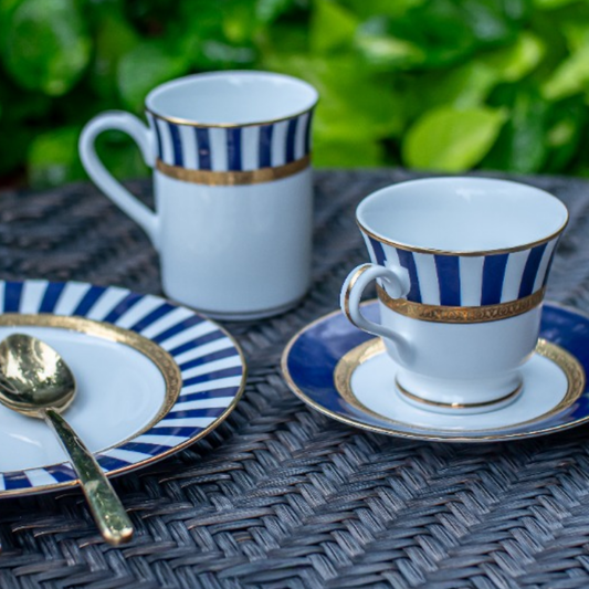 Cerulean Gold - Cup & Saucer Set