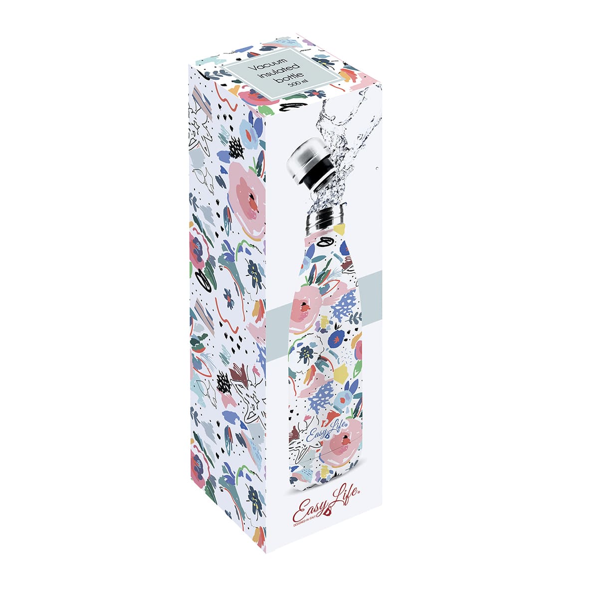 Vacuum insulated bottle 500 ml FLOWERS GARDEN