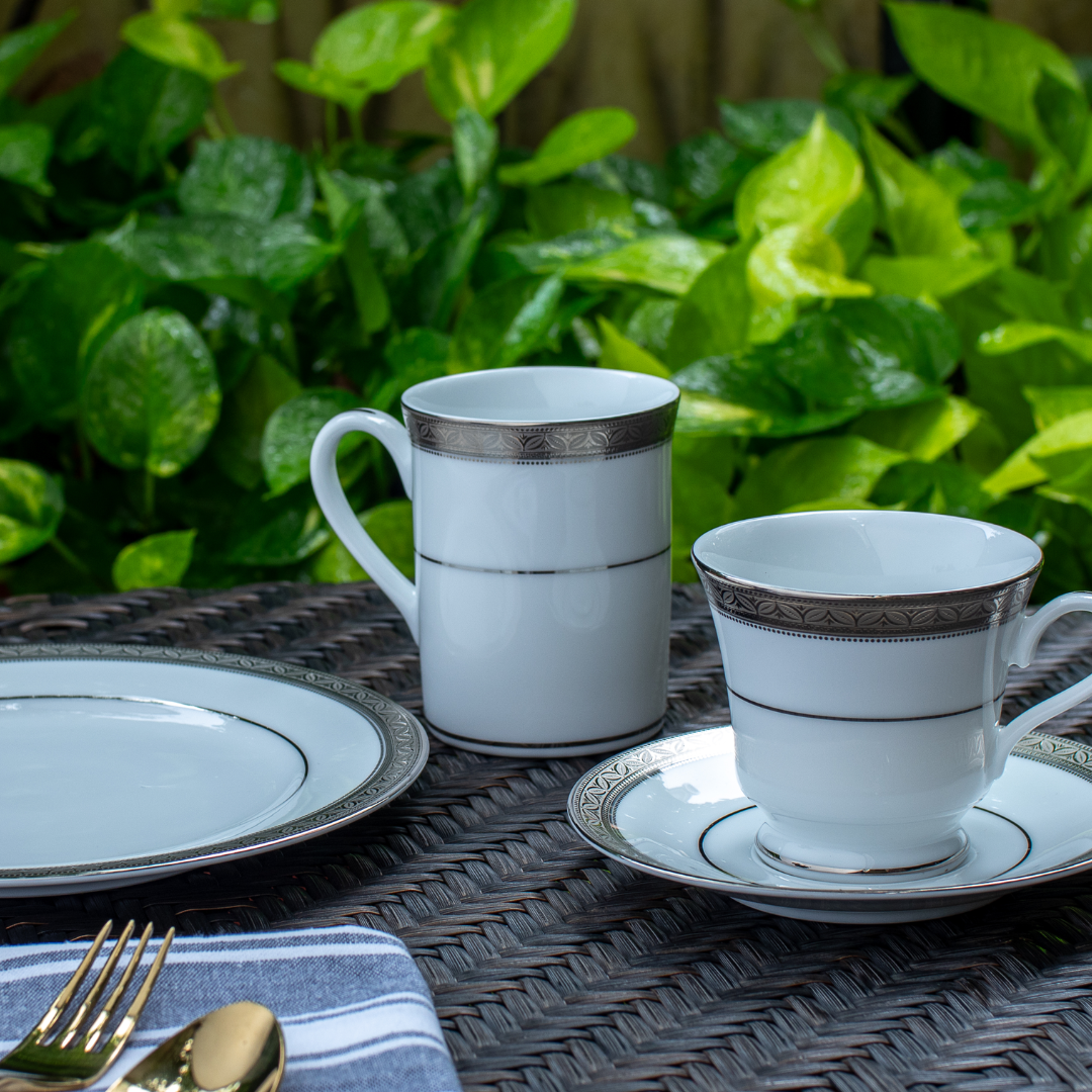 Elona Platinum - Cup & Saucer Set