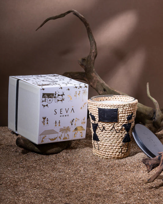 Avante Garde Candle - Dil Se - Mandarin (Black, Natural) - Tall