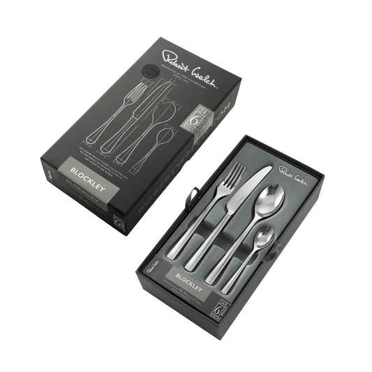 Blockey Bright Cutlery Set | 24 Pc for 6 people