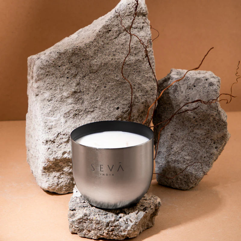 Heirloom Candle (Aqua Silver)- Classic