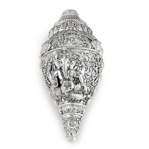 Ganesh Shank Large - Silver