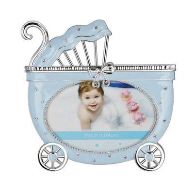 Baby carriage photo frame