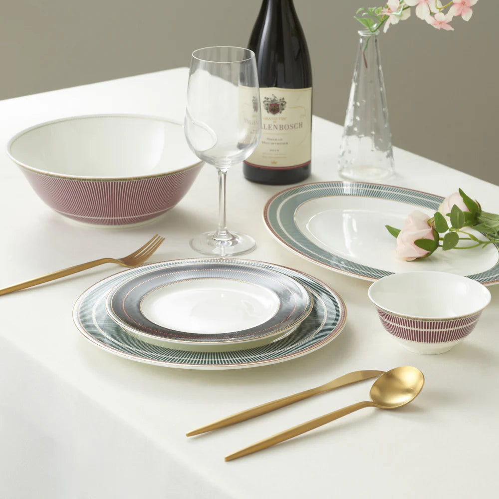 Regalia Stripes 21pcs Dinner Set