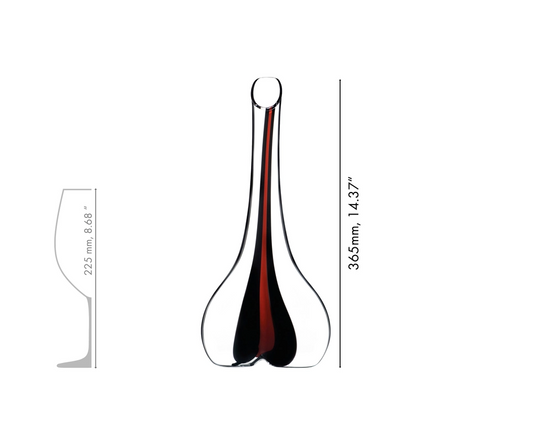 RIEDEL Black Tie Smile Decanter - Red