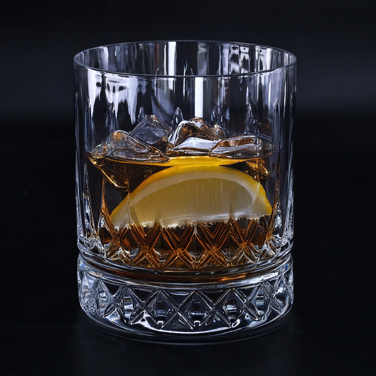 0032 4-Piece Transparent Whisky Tumbler Set