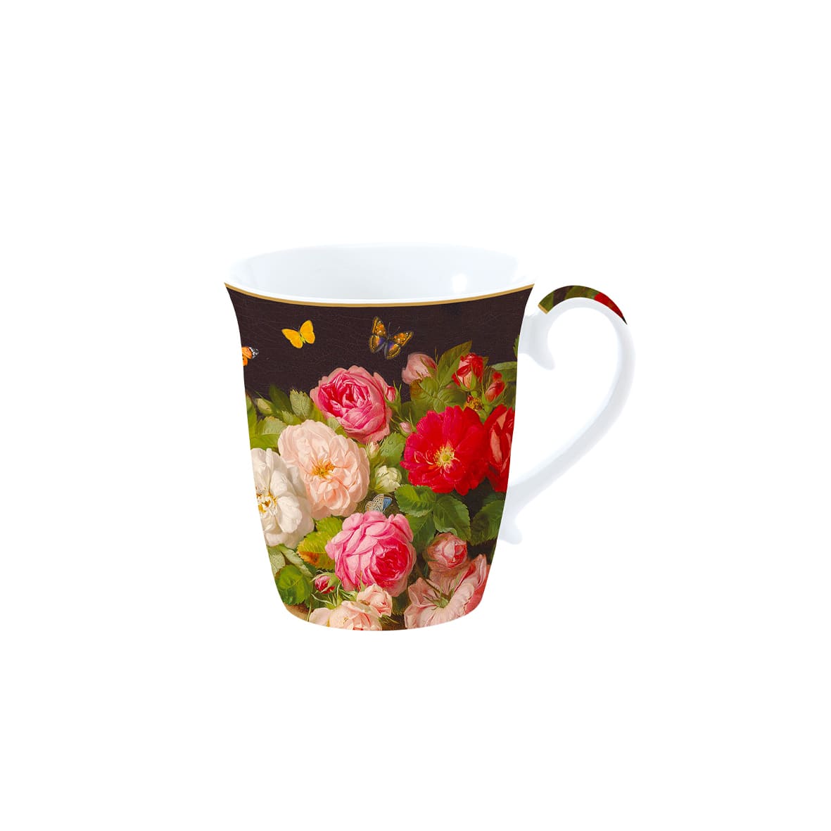 Single mugs 275 ml in color box Victorian Garden
