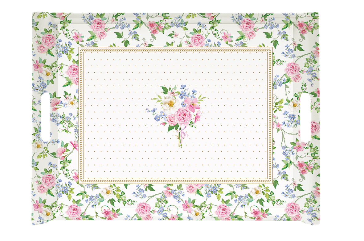 Tray w/handles GARDEN JOY (Melamine)