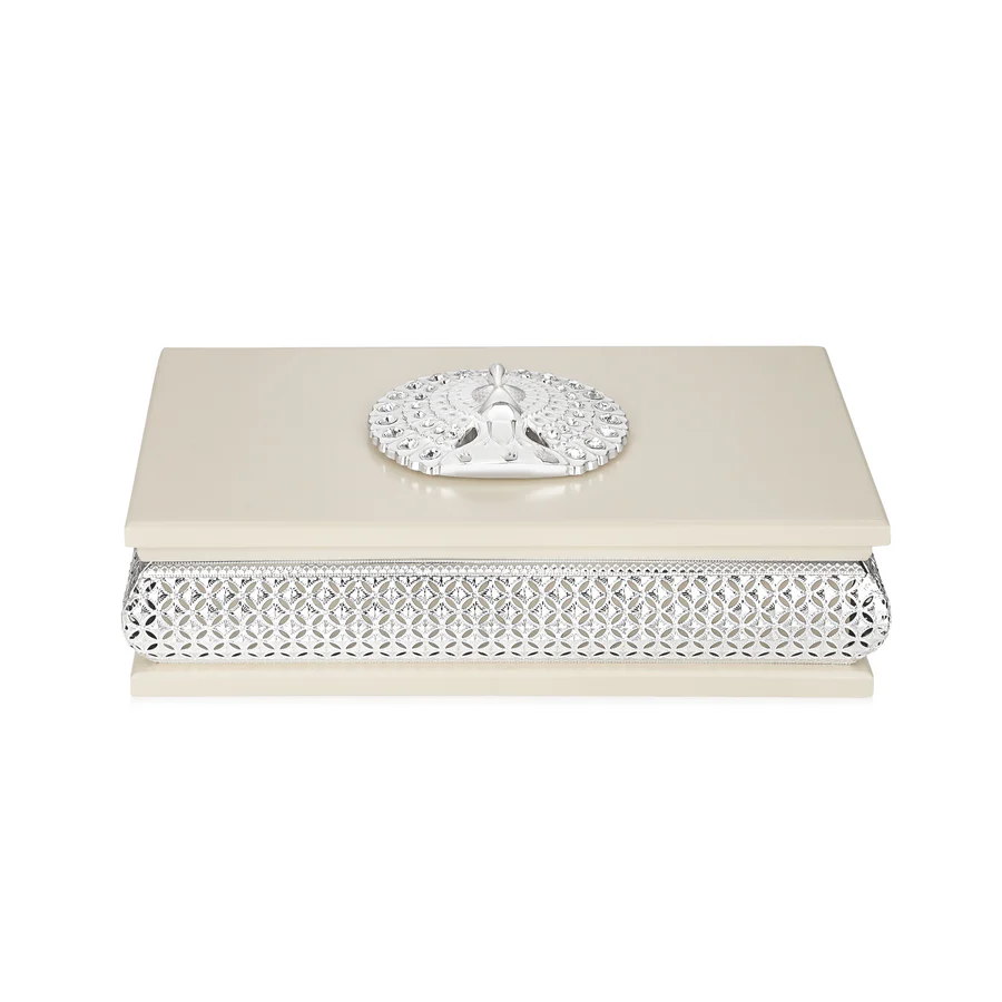 Rectangle Peacock Dry Fruit Box