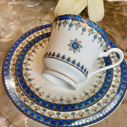 Blue Tapestry - Cup & Saucer Set
