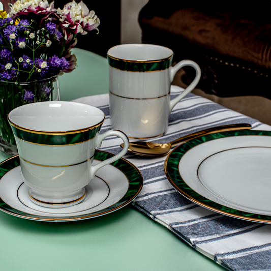 Venus Green - Cup & Saucer Set
