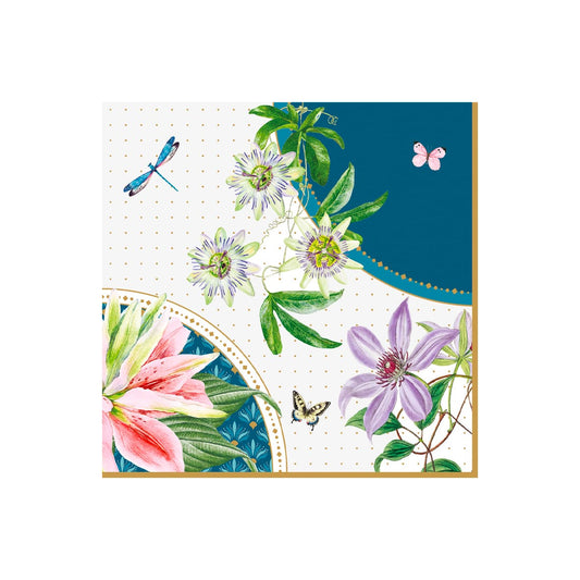 Pack of 20 Fashion paper VOYAGE TROPICAL