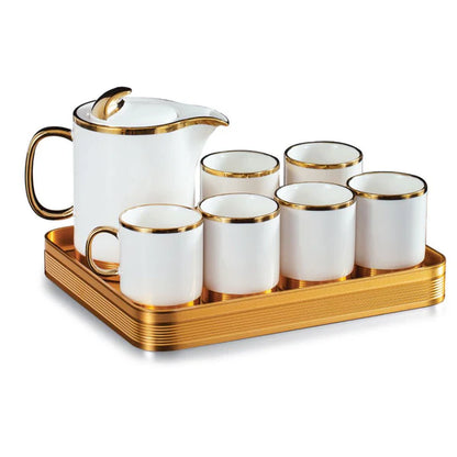 8 Pc Executive Tea Set With Tray