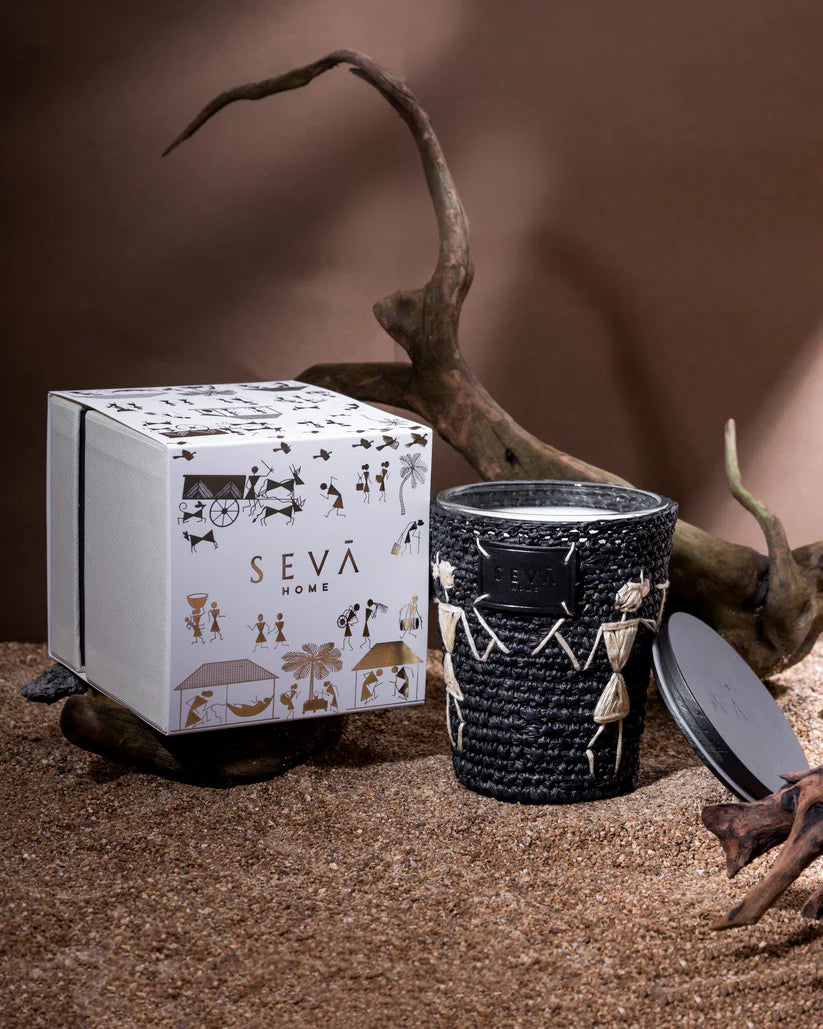 Avante Garde Candle - Dil Se - Mandarin (Black, Natural) - Tall