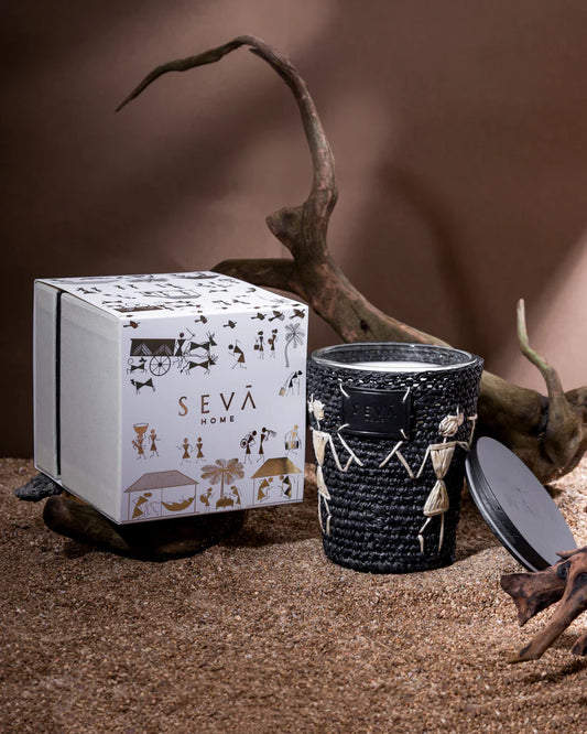 Avante Garde Candle - Dil Se - Mandarin (Black, Natural) - Tall