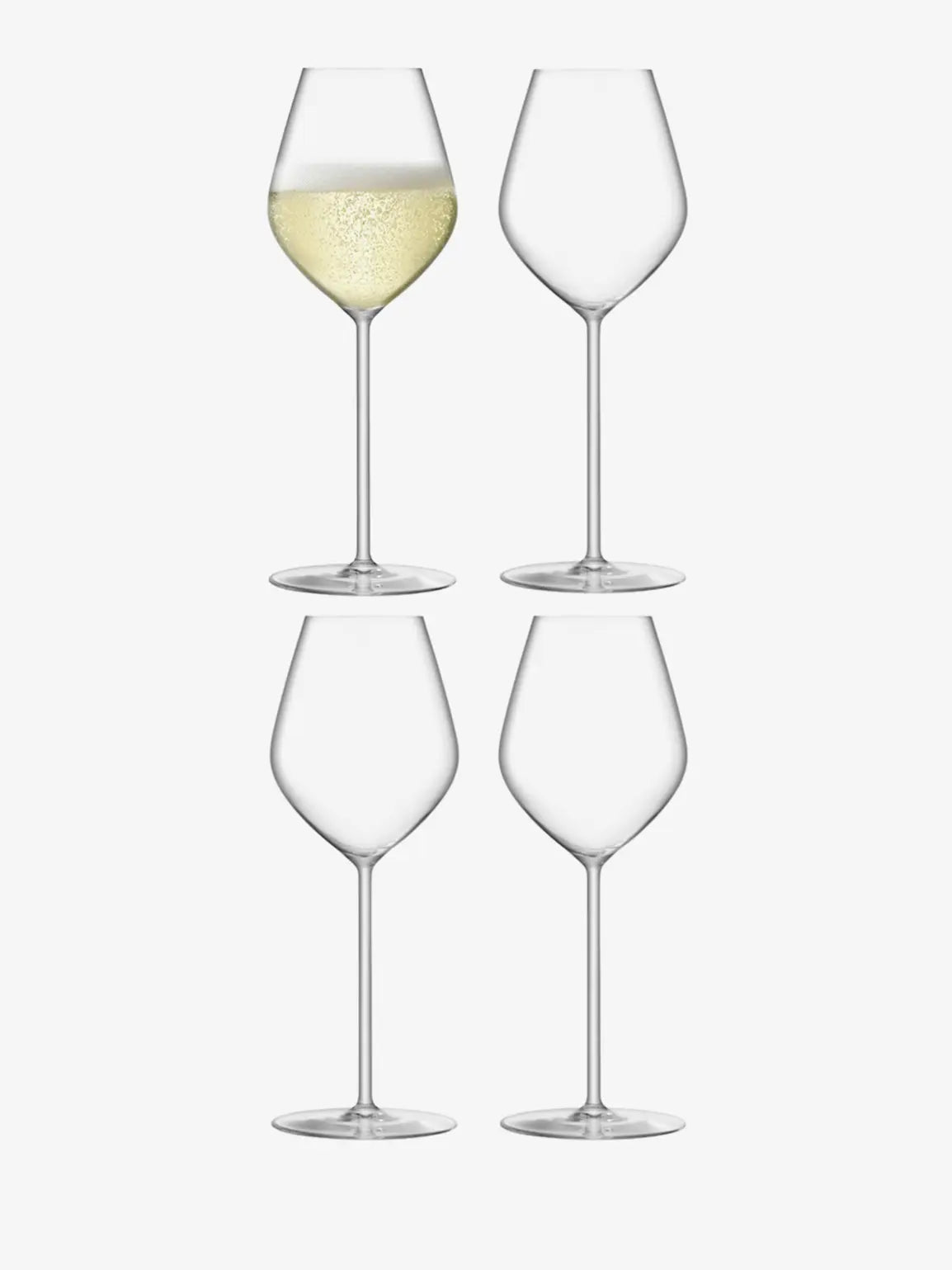 Borough Champagne Tulip Glass 285ml | Set of 4