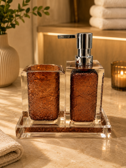 Noir 3 pc Bath Set