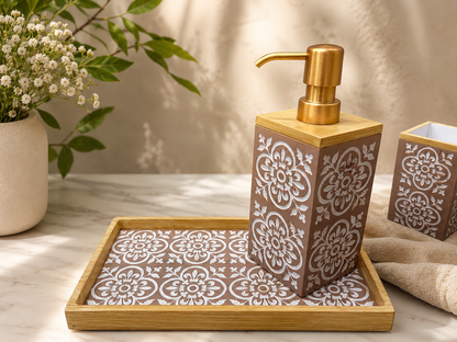Mosaic Bath Accessory Set