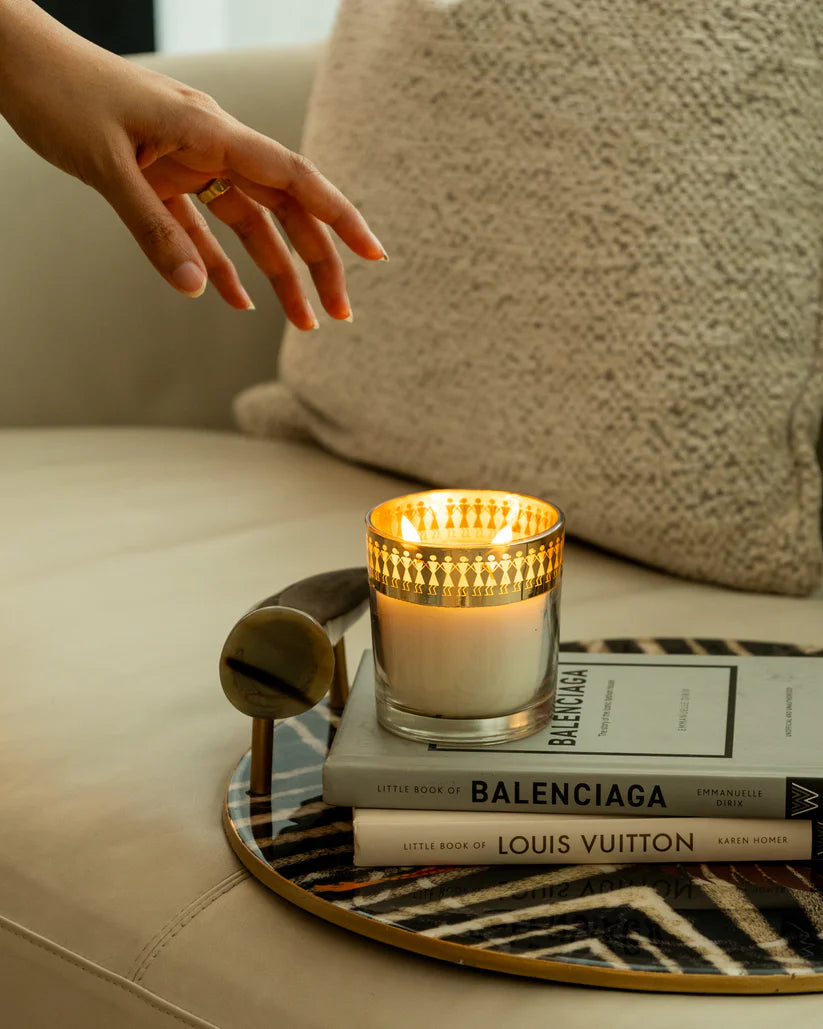 Enchante Candle - Dil Se Saffron Silk (Set of 3)