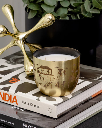 Heirloom Candle - Dil Se (Rustic Roots - Gold, Silver,Rose Gold, Black ) - Classic