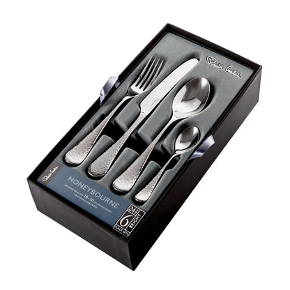 Honeybourne Bright Cutlery Set | 24 Pc for 6 people