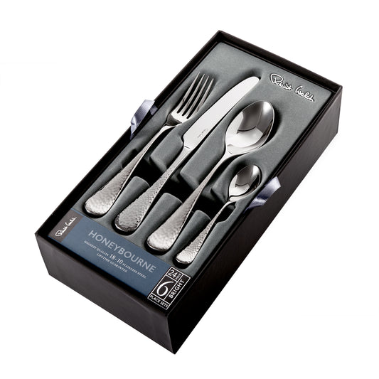 Honeybourne Bright Cutlery Set | 24 Pc for 6 people