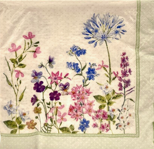 Pack of 20 Fashion paper 33×33 Floraison