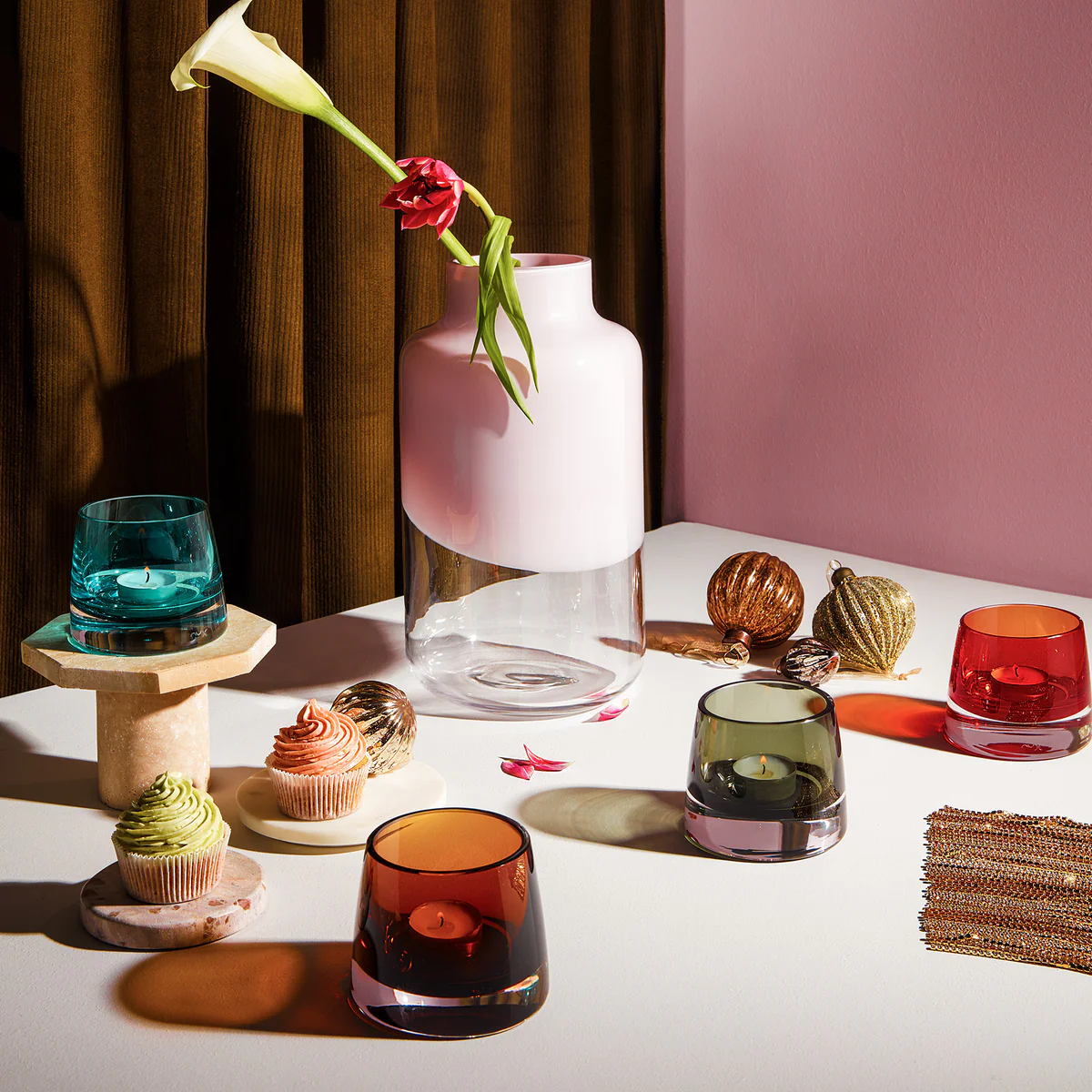 Joy Tea Light Holder Set