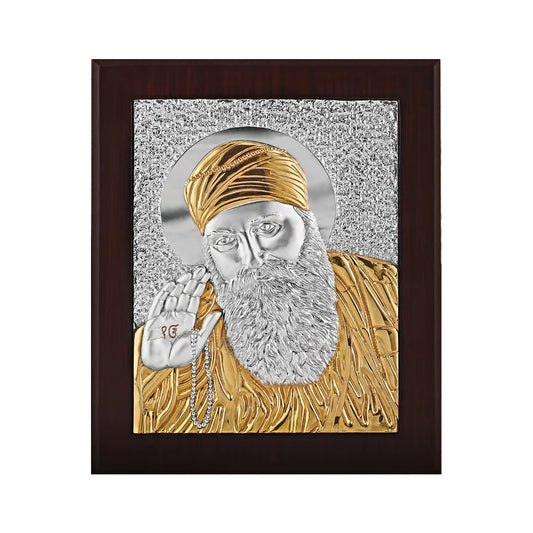 Guru nanak frame satin dual tone