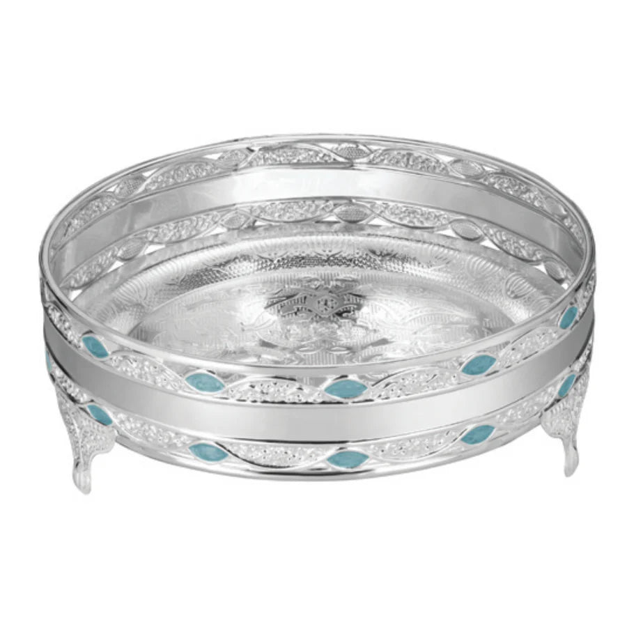 Cutwork Round Tray