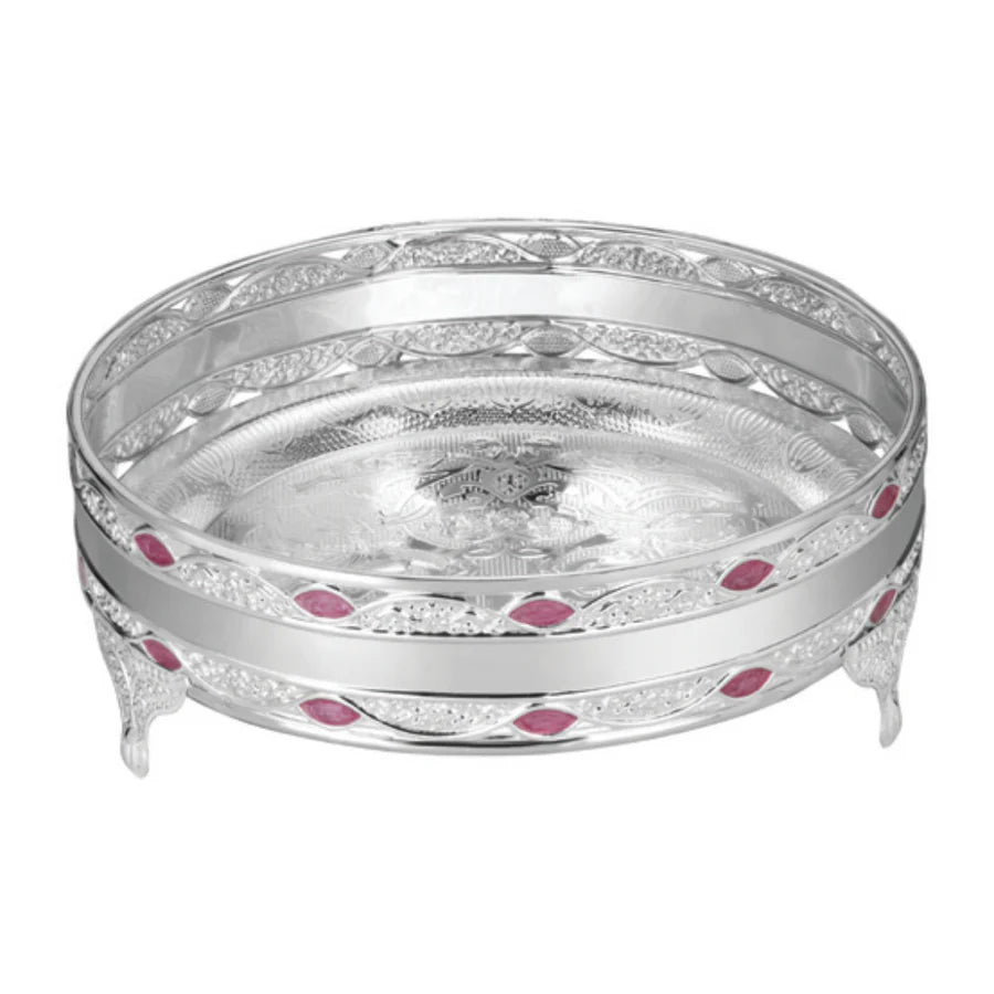 Cutwork Round Tray