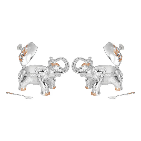 Set of 2 Elephant Sugarpot