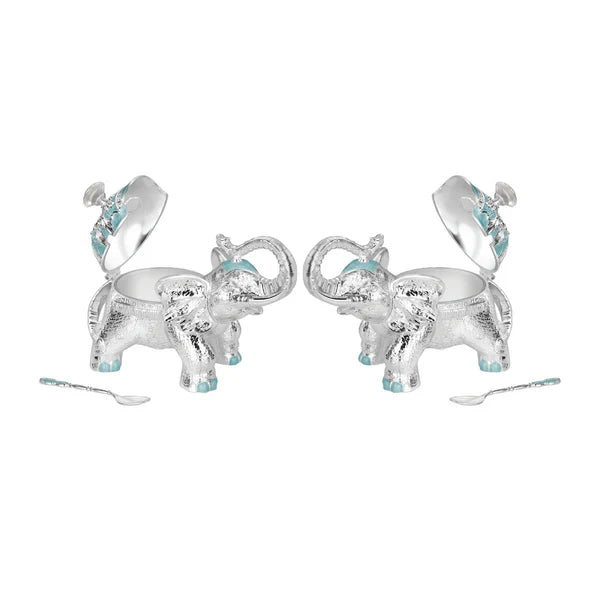 Set of 2 Elephant Sugarpot