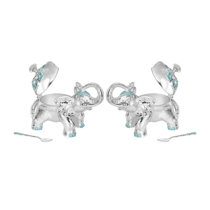 Set of 2 Elephant Sugarpot