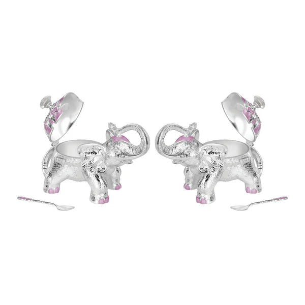 Set of 2 Elephant Sugarpot