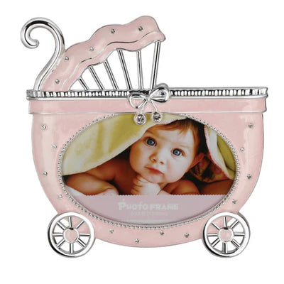 Baby carriage photo frame