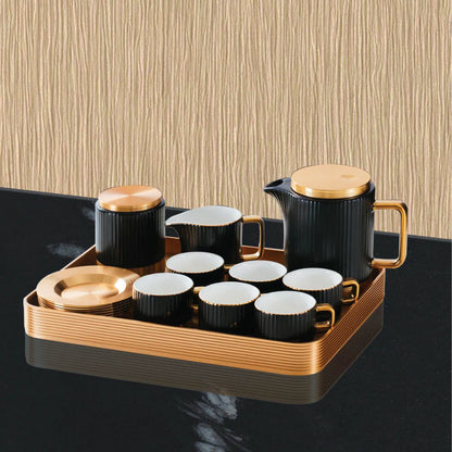 16 Pc Luxury Tea Set With Tray