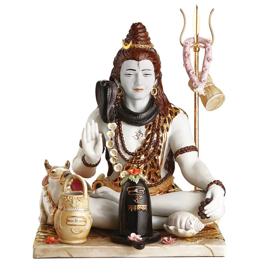 Porc. Shiv Ji- Colored