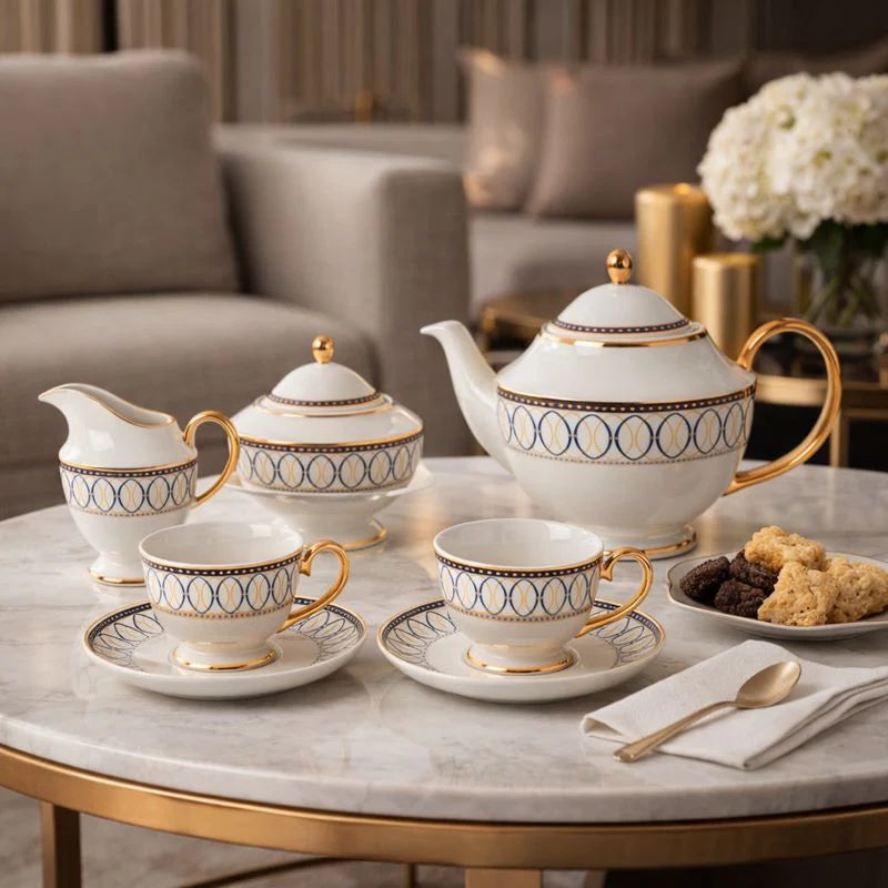 Royal Victorian Porcelain 15pcs Tea set