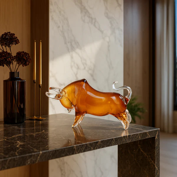 Horn Crystal Bull