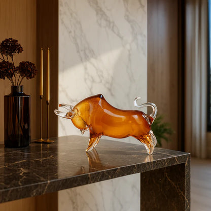Horn Crystal Bull