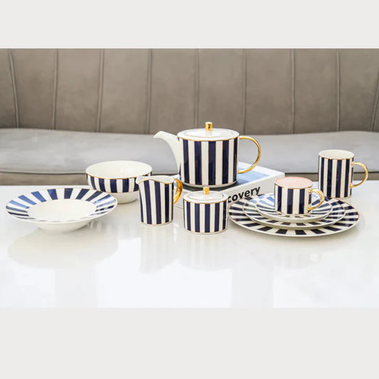 Royal Blue Signature Porcelain 15pcs Tea set