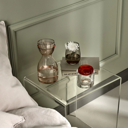 Mr. & Mrs. Night Water Set Short Dusty Rose