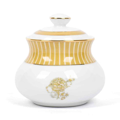 Yellow Mustard Iris Tea Set | 17 Pcs