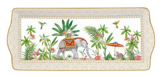 Porcelain Serving Platter 35x15 cm in color box MARAJAH