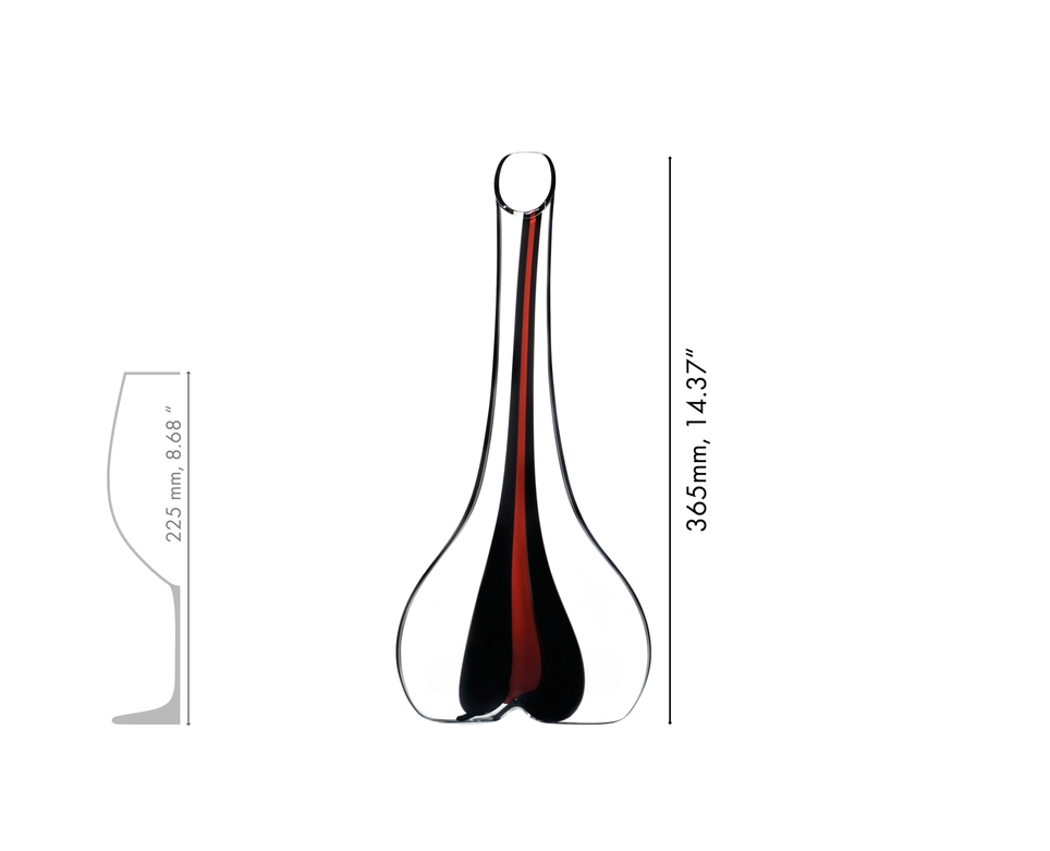 RIEDEL Black Tie Smile Decanter - Red