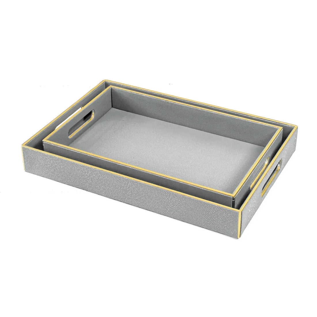 Leatherette Rectangle Serving Tray