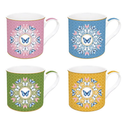 Set of 4 mugs 300 ml in color box SPRING PARADE
