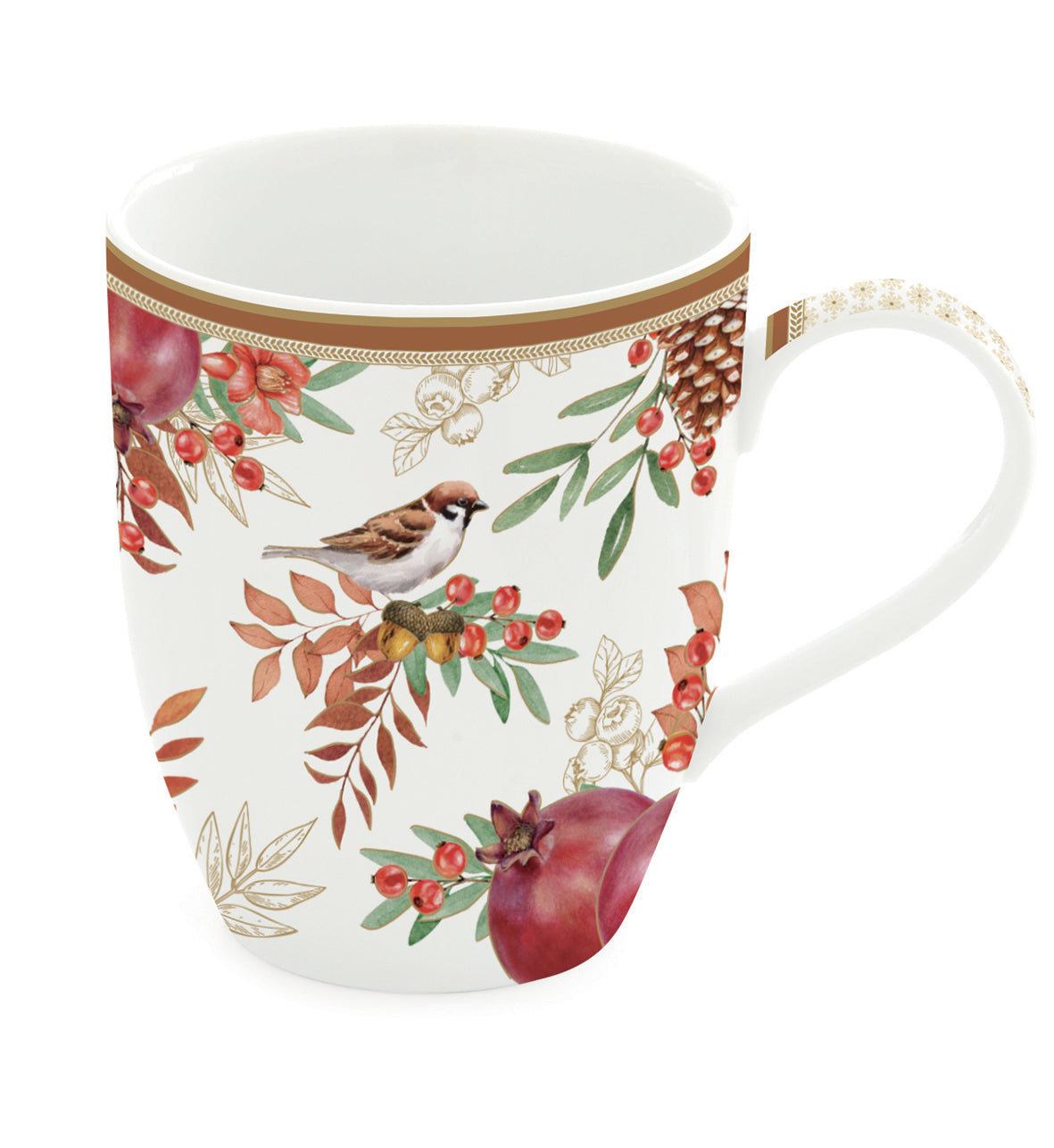 Single mugs 350 ml in color box AUTUMN SYMPHONY